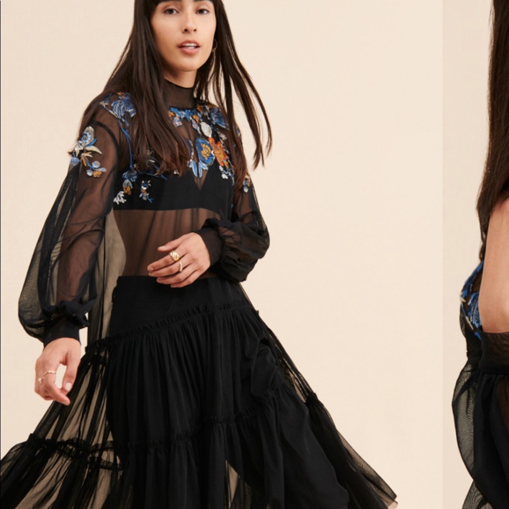Free People Sheer Delight Dress/Top